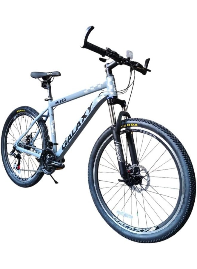 Galaxy A6 Pro 26-inch - Mountain Bike, Aluminum Alloy Frame, 21-Speed, Aluminum Crankset, Mechanical Disc Brakes, Suspension Fork with Lockout,With 1-Year Warranty By ABO ELGOUKH AND MAXLERZ - Image 2